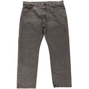 Ermenegildo Zegna 5-Pocket Straight Leg Gray Luxury Denim Jeans men's size 39x30